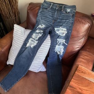 American eagle ripped jeans